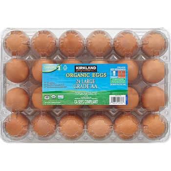 Costco organic eggs - Kirkland Signature Organic Pasture Raised Grade A Eggs, 24 Count – $8.49. The Costco Pasture Raised Eggs will be the most premium Costco egg option. These eggs offer the best nutritional value and flavor. They cost $8.49 for a 2 dozen pack, and when available, they are my go-to pick of Costco eggs.